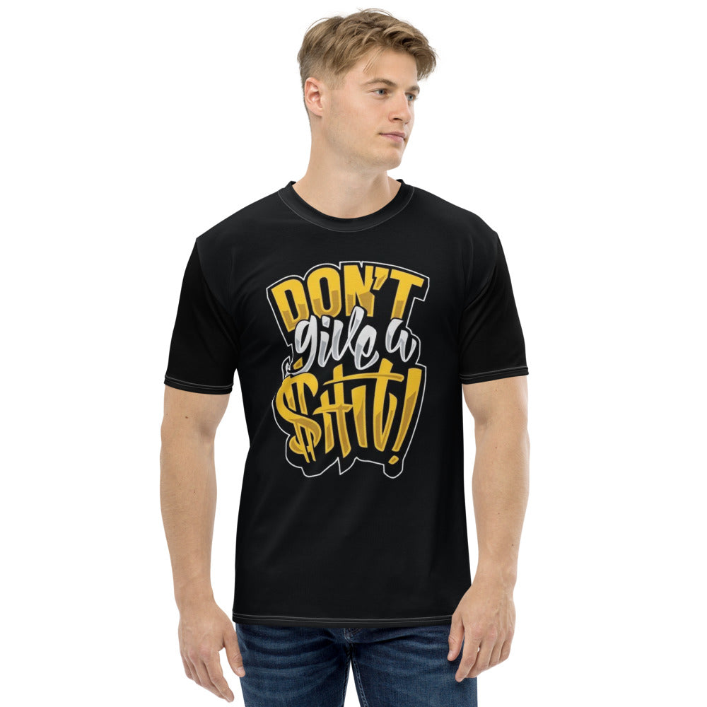 Don't Give A Shhh in Yellow Men's T-shirt