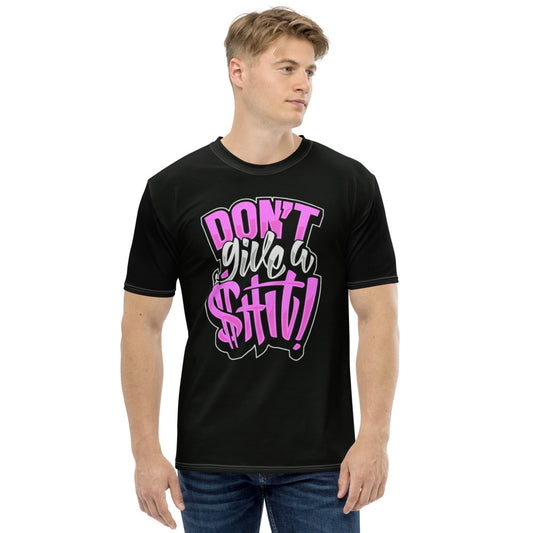 Don't Give A Shhh in Pink Men's T-shirt