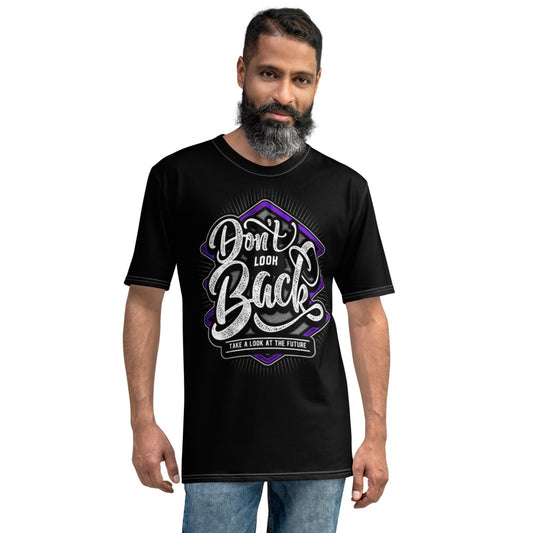 Purple Don't Look Back Men's T-shirt