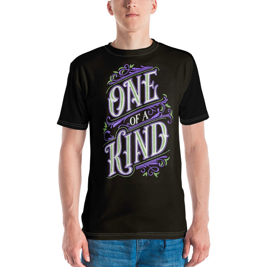 Purple One Of A Kind Men's T-shirt