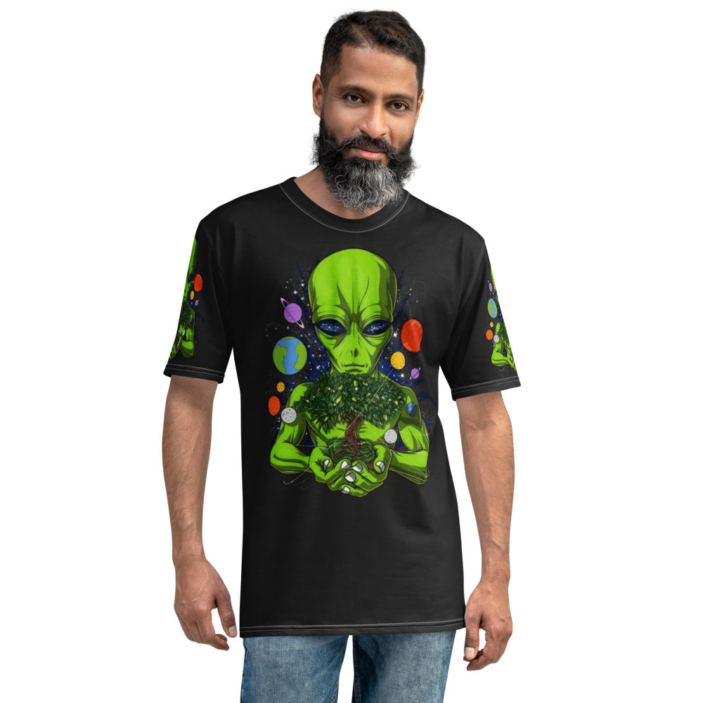 Alien Holding The Tree Of Life Men's T-shirt