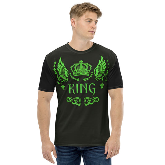 Krown Me King in Green Men's T-shirt