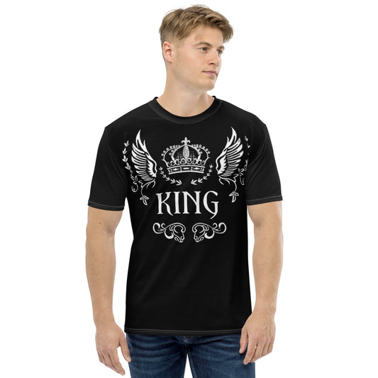 Krown Me King in White Men's T-shirt