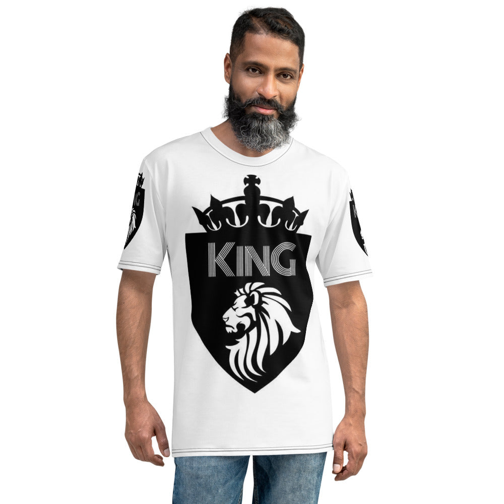 King Men's Black & White T-shirt