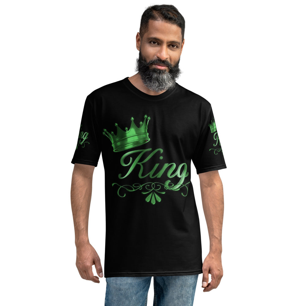 Krown Me King in Green Men's T-shirt