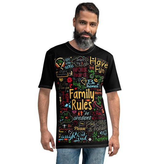 FAMILY RULES... Men's T-shirt