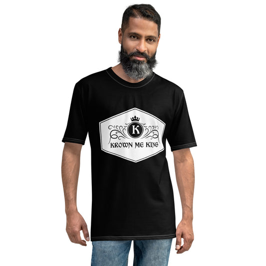 Krown Me King Black & White Men's T-shirt