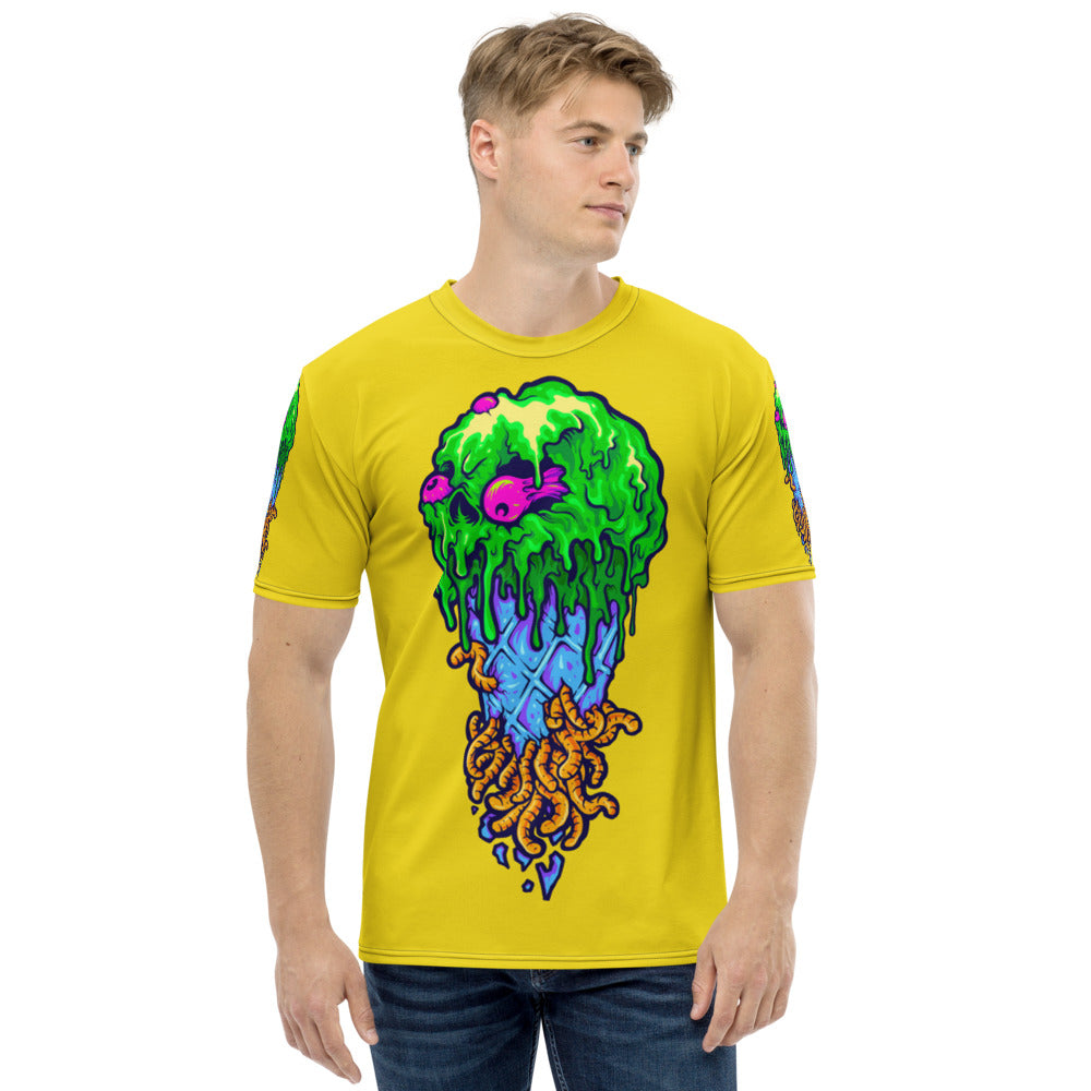 Creepy Zombie Ice Cream Cone Men's T-shirt