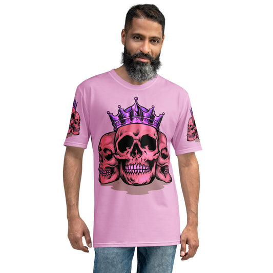 Skull Gang King Pink Men's T-shirt