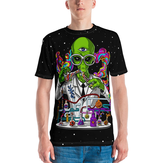 Psychedelic Alien Men's T-shirt