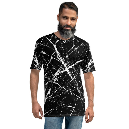 Black & White Splatter Spots Men's T-shirt