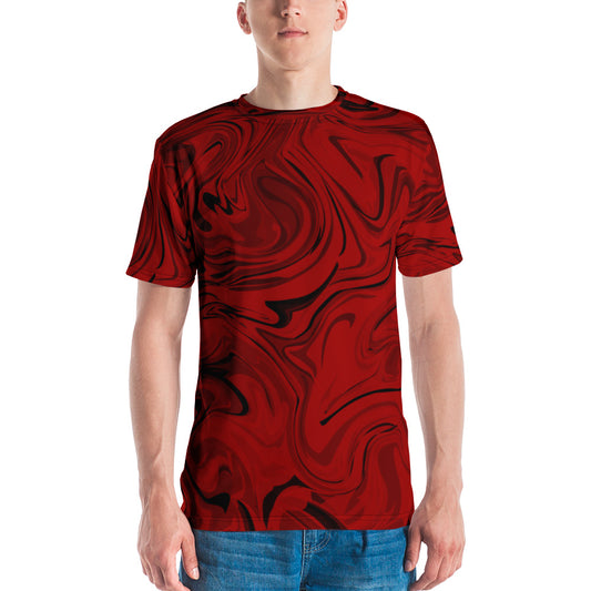 Dripping Sauce Red & Black Men's T-shirt