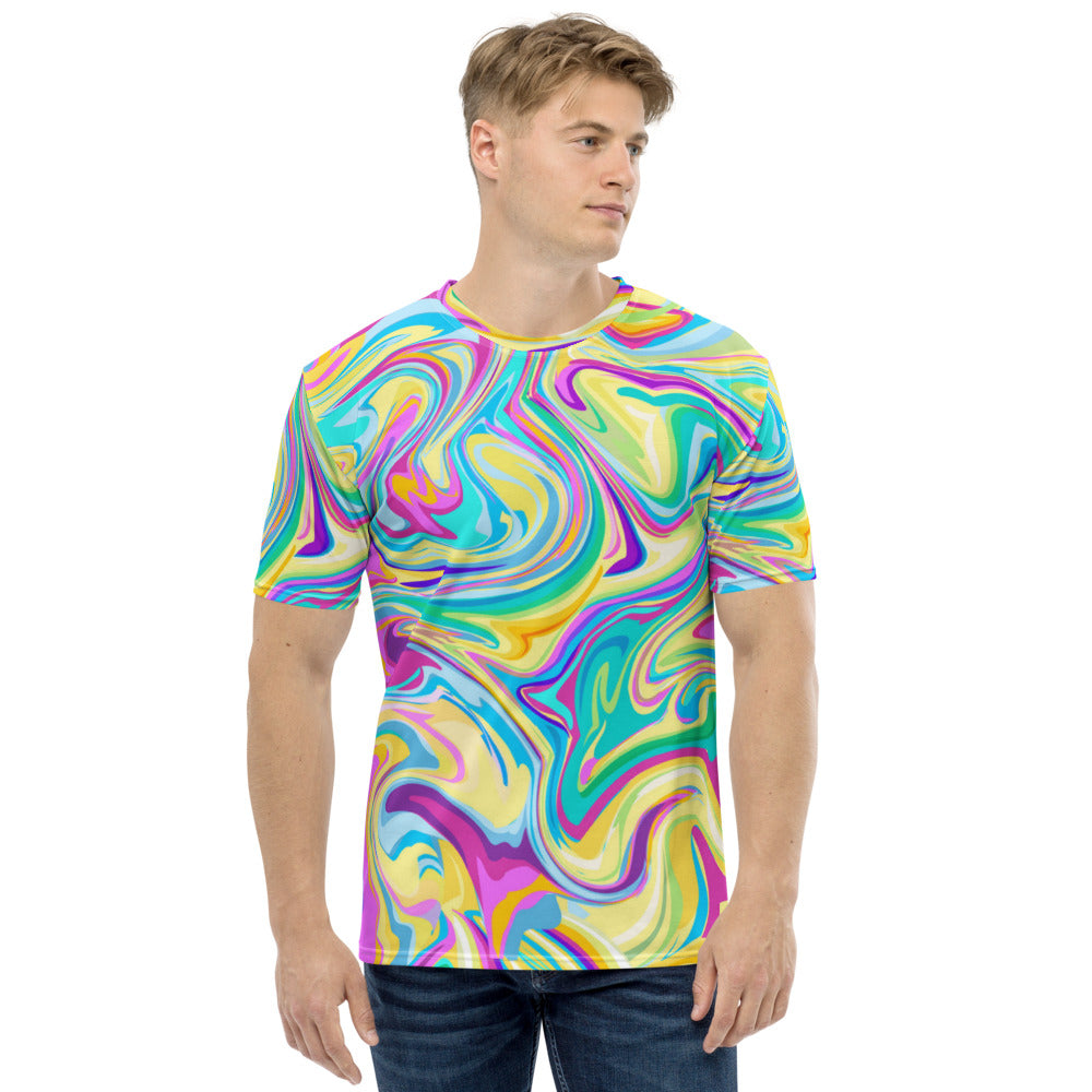 Dripping Sauce Colorful Men's T-shirt