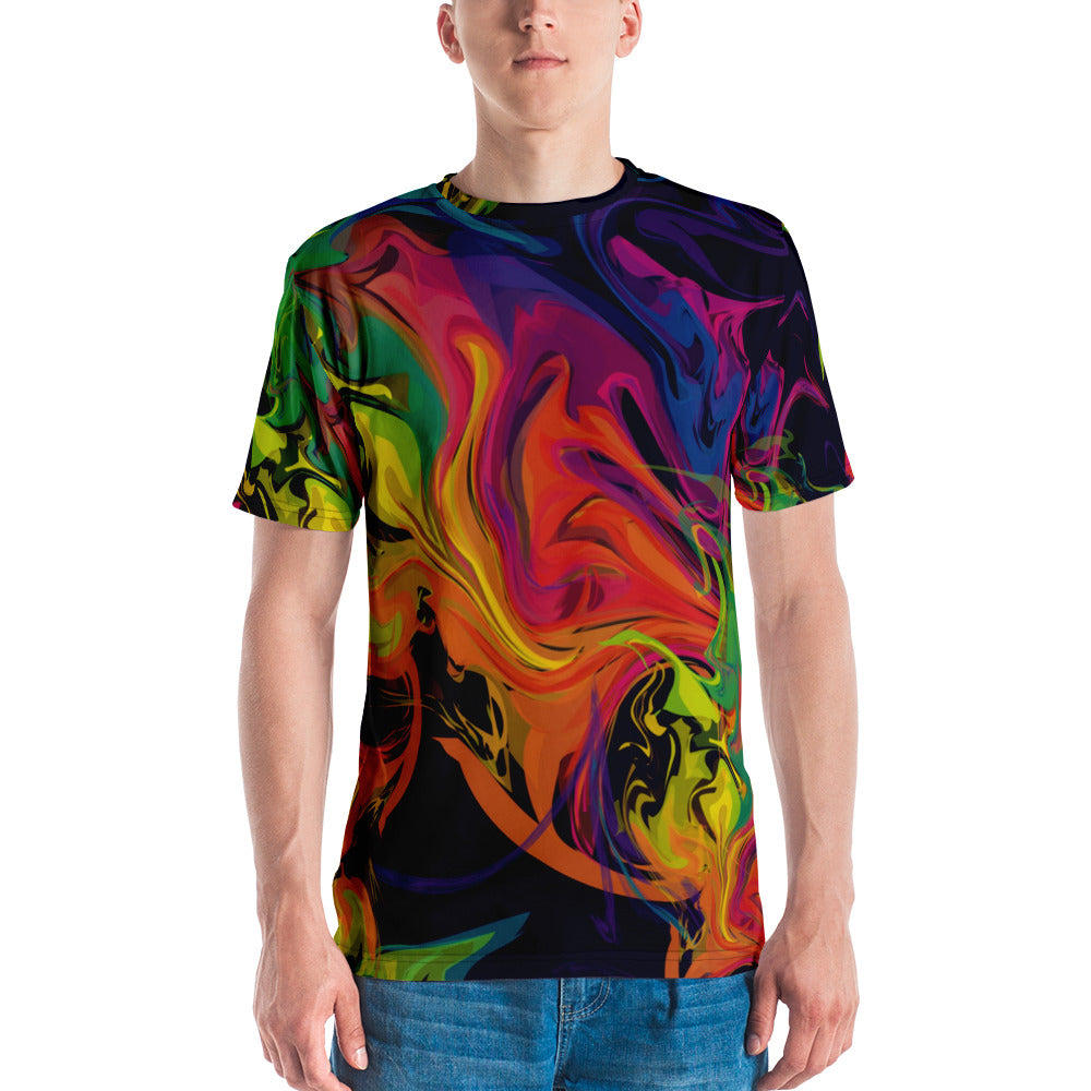 Colorful Stains Of Paint Men's T-shirt