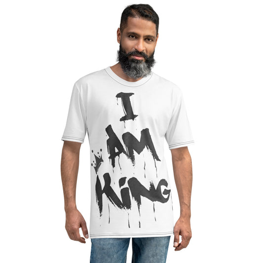 I am King White & Black Men's T-shirt