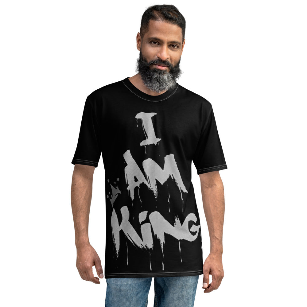 I am King Black & White Men's T-shirt