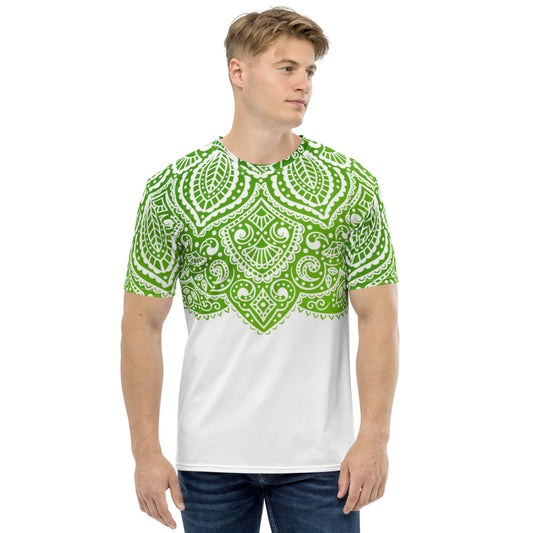 Beautiful Green Flower Men's T-shirt