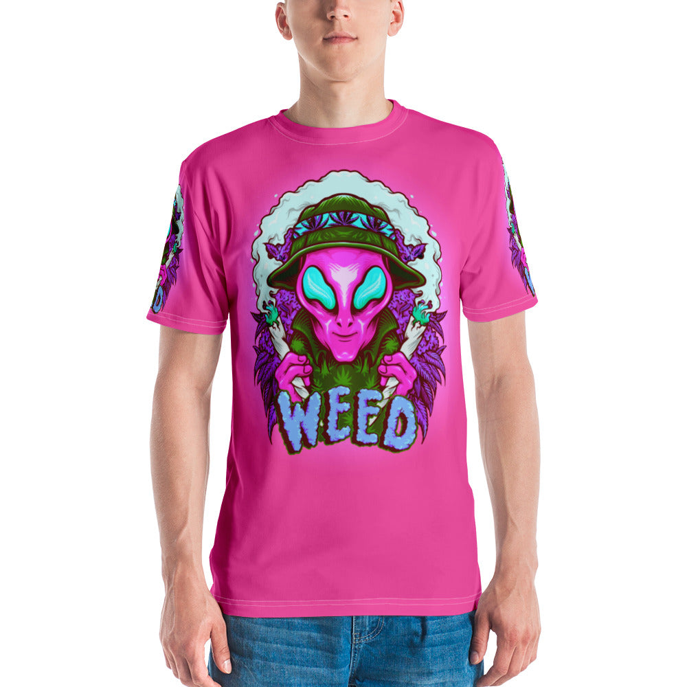 Alien Stoners Only Pink Men's T-shirt