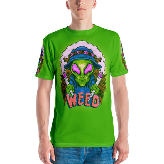 Alien Stoners Only Green Men's T-shirt