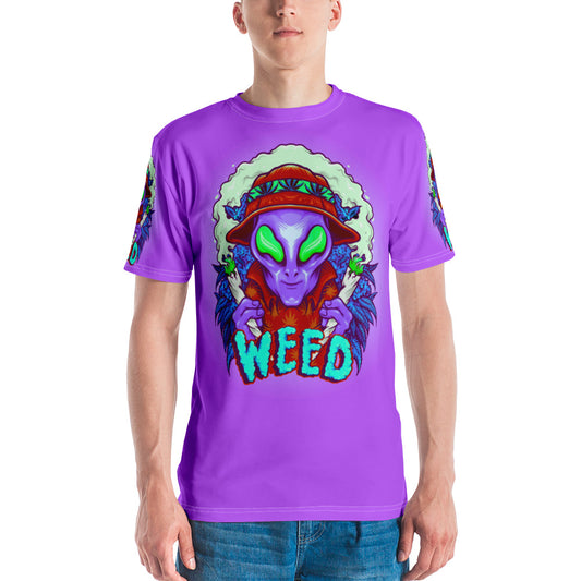 Alien Stoners Only Purple Men's T-shirt