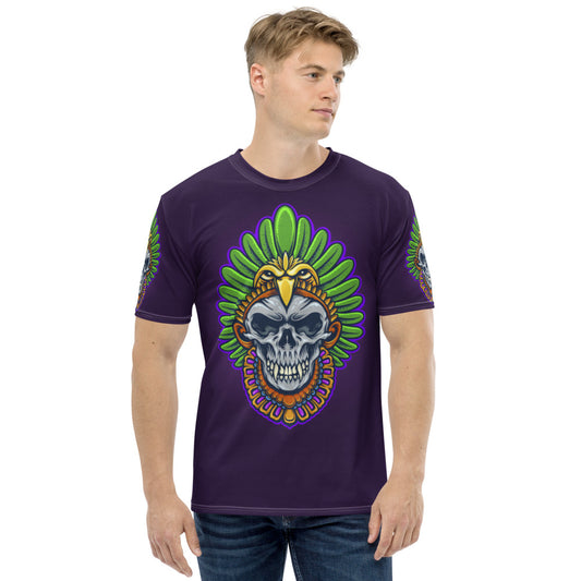 American Indian Skull Eagle Warrior Men's T-shirt