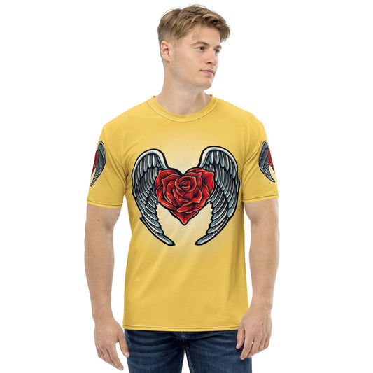 Yellow Angel Roses Men's T-shirt