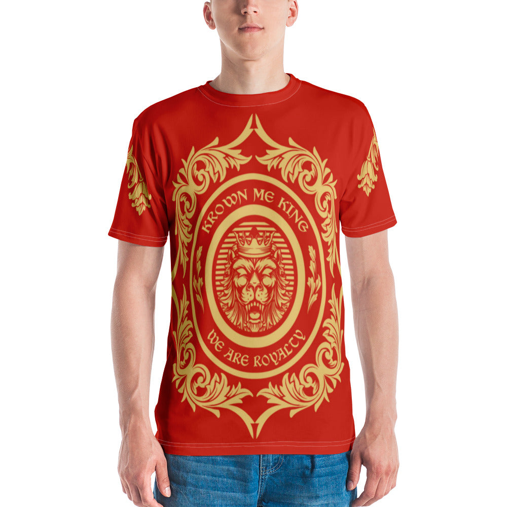 Red & Tan We Are Royalty Men's T-shirt