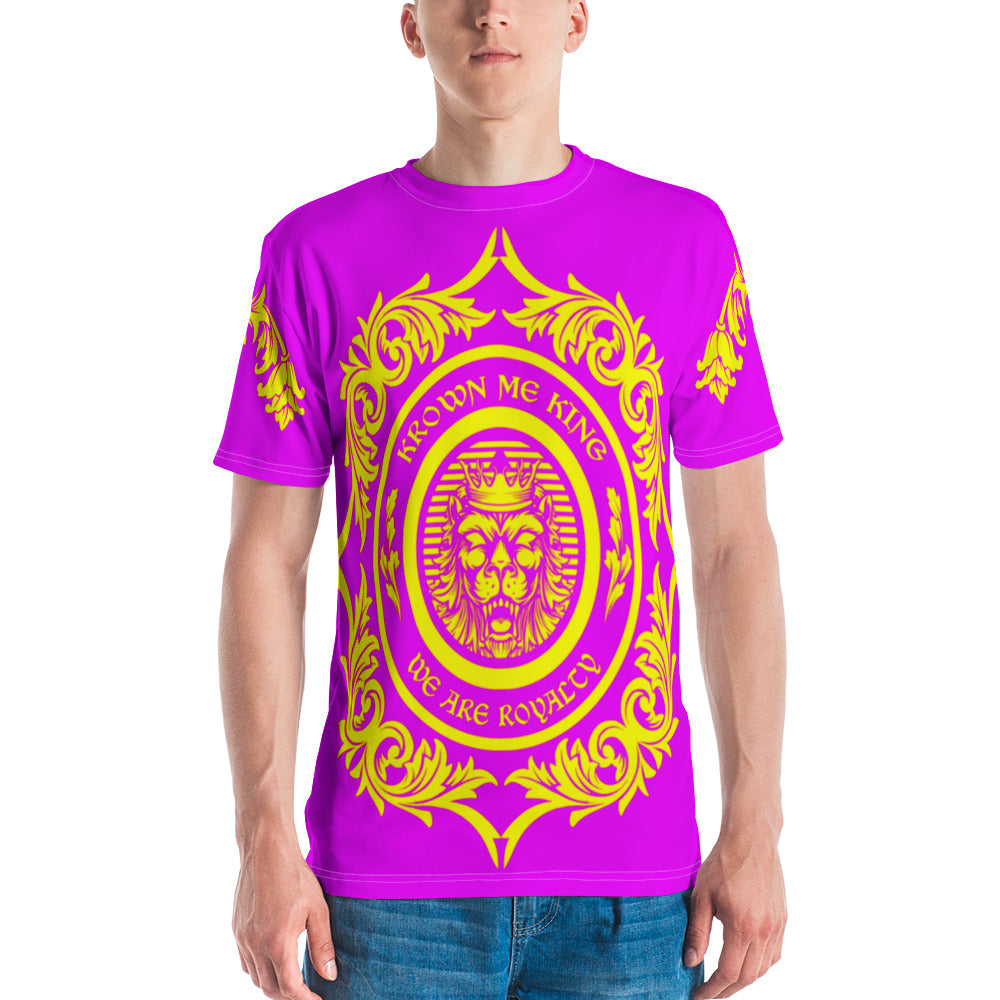 Purple & Gold We Are Royalty Men's T-shirt