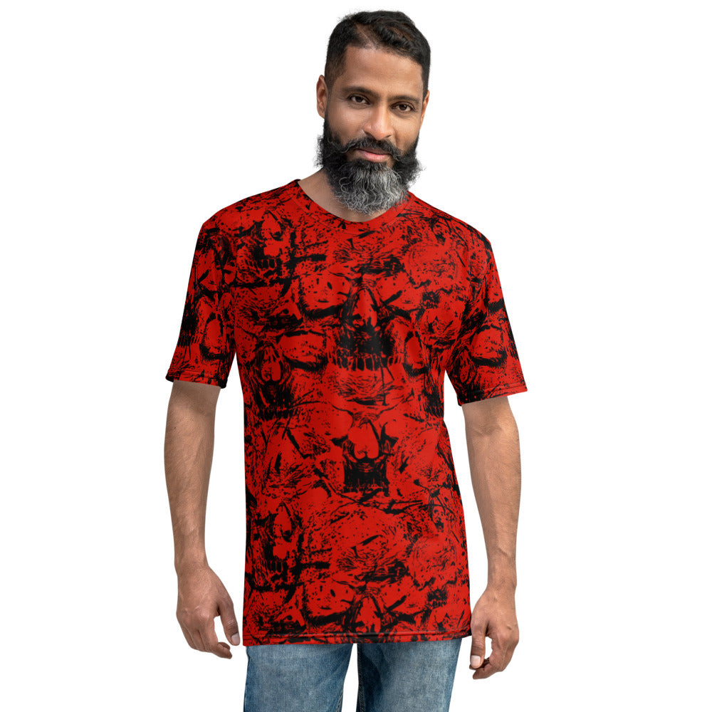 Red & Black Skull Gang Men's t-shirt