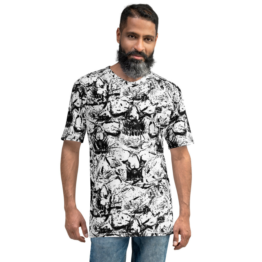 White & Black Skull Gang Men's t-shirt