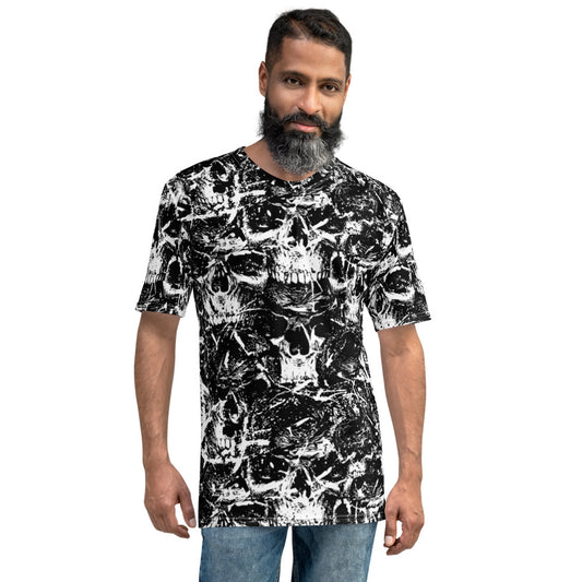 Black & White Skull Gang Men's t-shirt