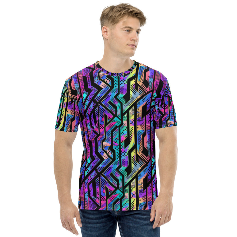 Rainbow Geometric Men's t-shirt