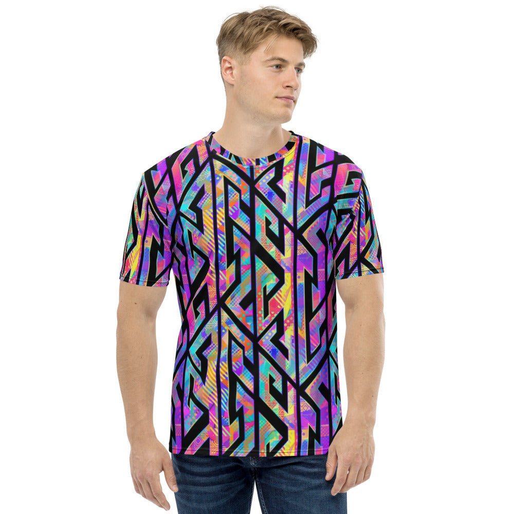 Rainbow Geometric Men's t-shirt