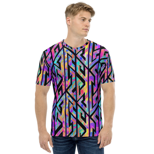 Rainbow Geometric Men's t-shirt