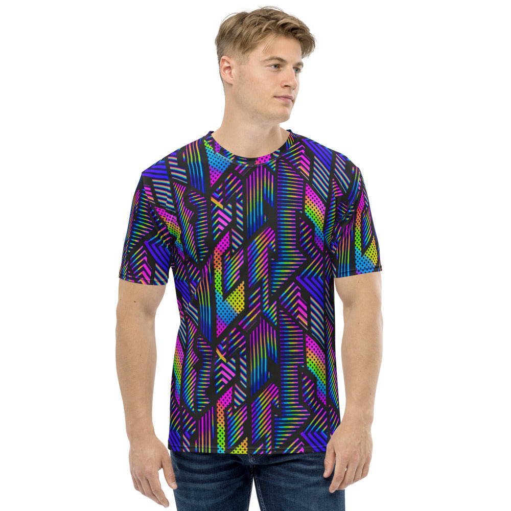 Rainbow Geometric Men's t-shirt