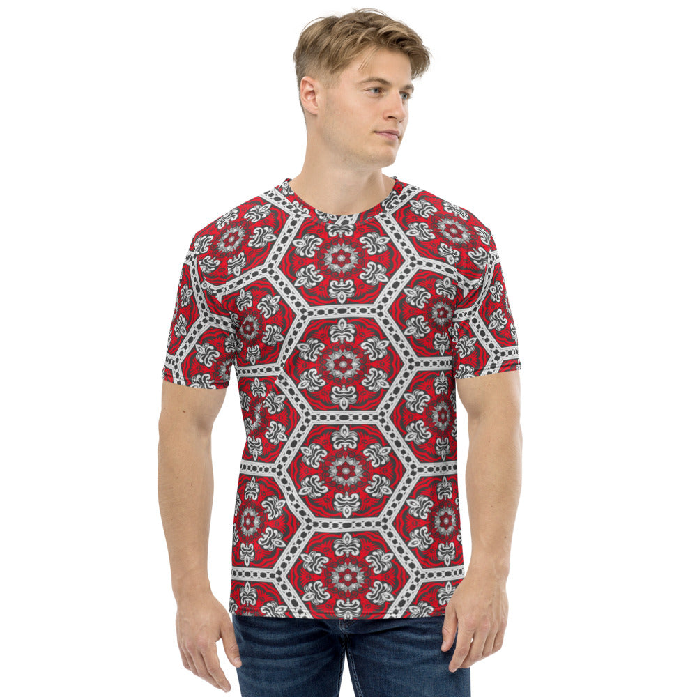 Red Ventage Style Men's t-shirt