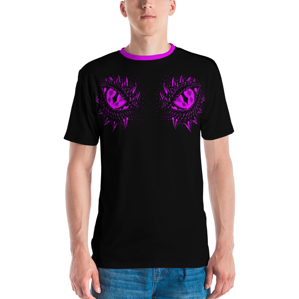 Purple & Black Dragons Eyes Men's t-shirt