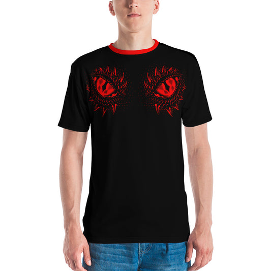 Red & Black Dragons Eyes Men's t-shirt