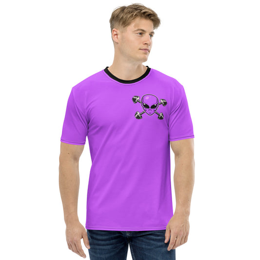 Men's Purple Alien Gym t-shirt