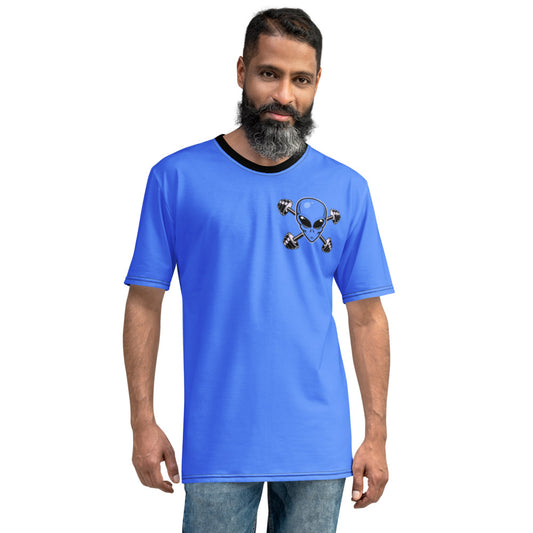 Men's Blue Alien Gym t-shirt