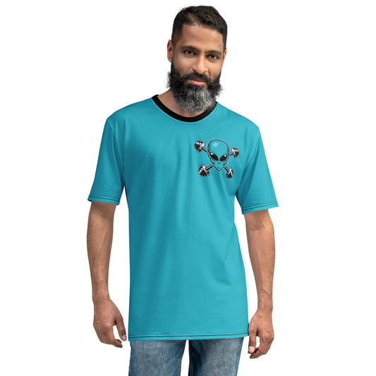 Men's Light Blue Alien Gym t-shirt