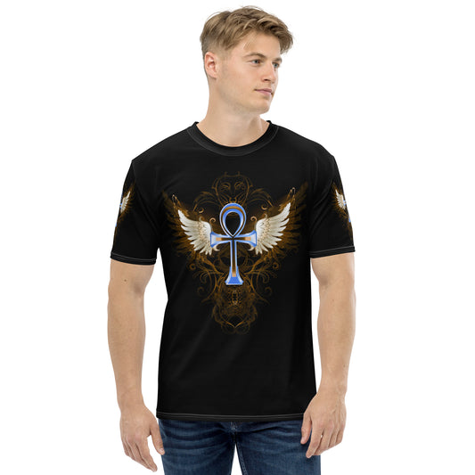 Blue Ankh Men's t-shirt