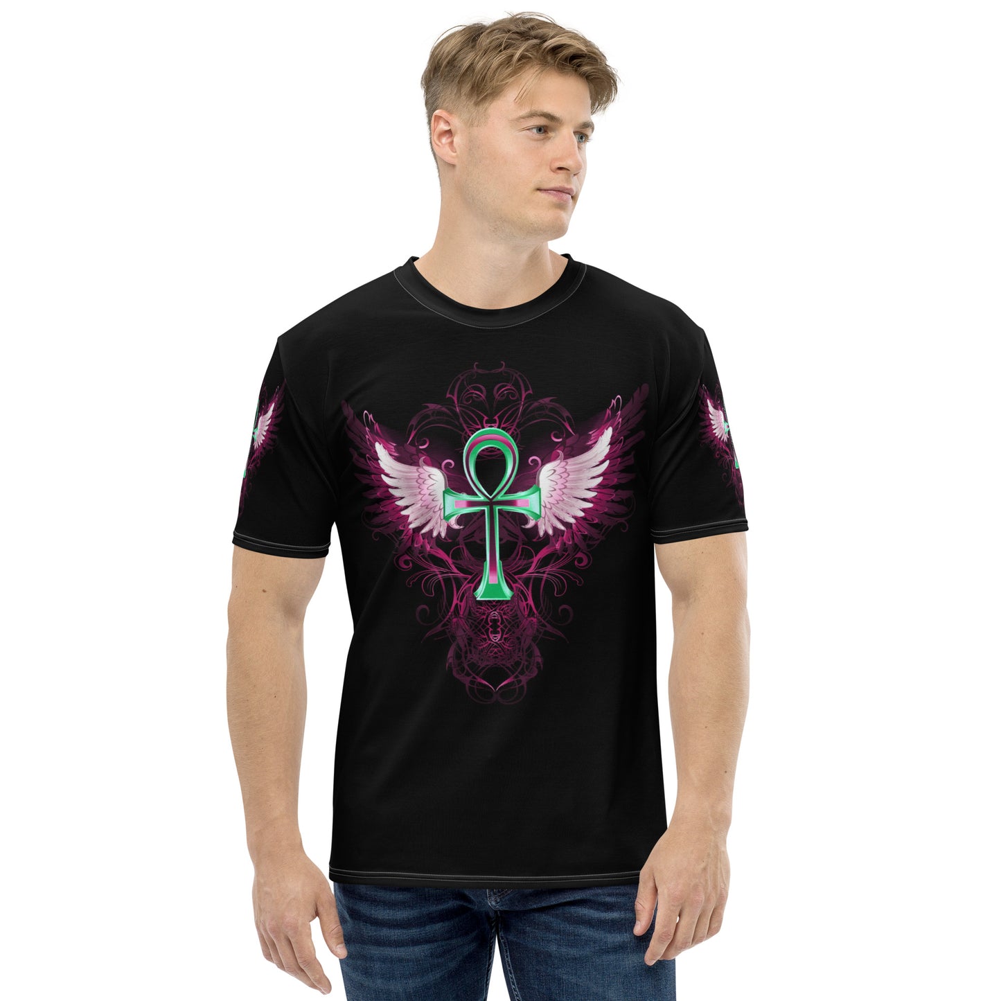 Green Ankh Men's t-shirt