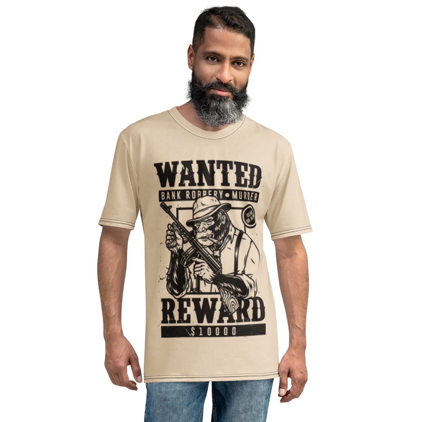 Men's Wanted Dead Or Alive Mafia t-shirt