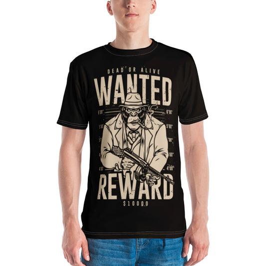 Men's Wanted Dead Or Alive Mafia t-shirt