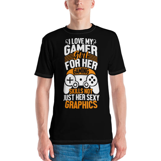 I Love My Gamer Girl Men's t-shirt