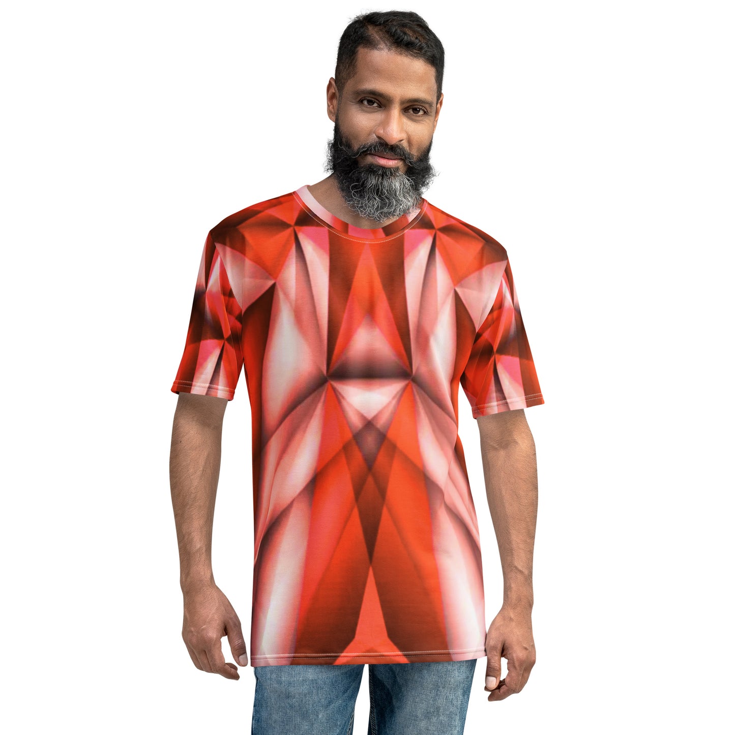 Men's Red Abstract t-shirt