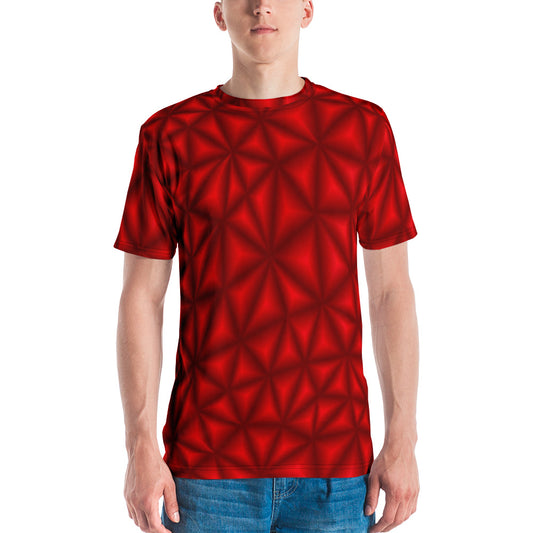 Men's Red Abstract t-shirt