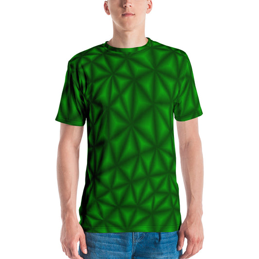 Men's Green Abstract t-shirt