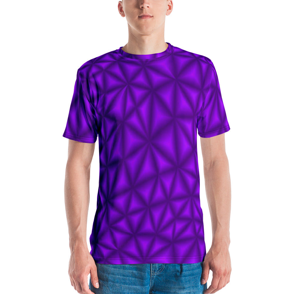 Men's Purple Abstract t-shirt